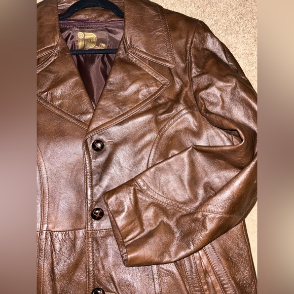LEATHER COAT - Picture 5 of 8